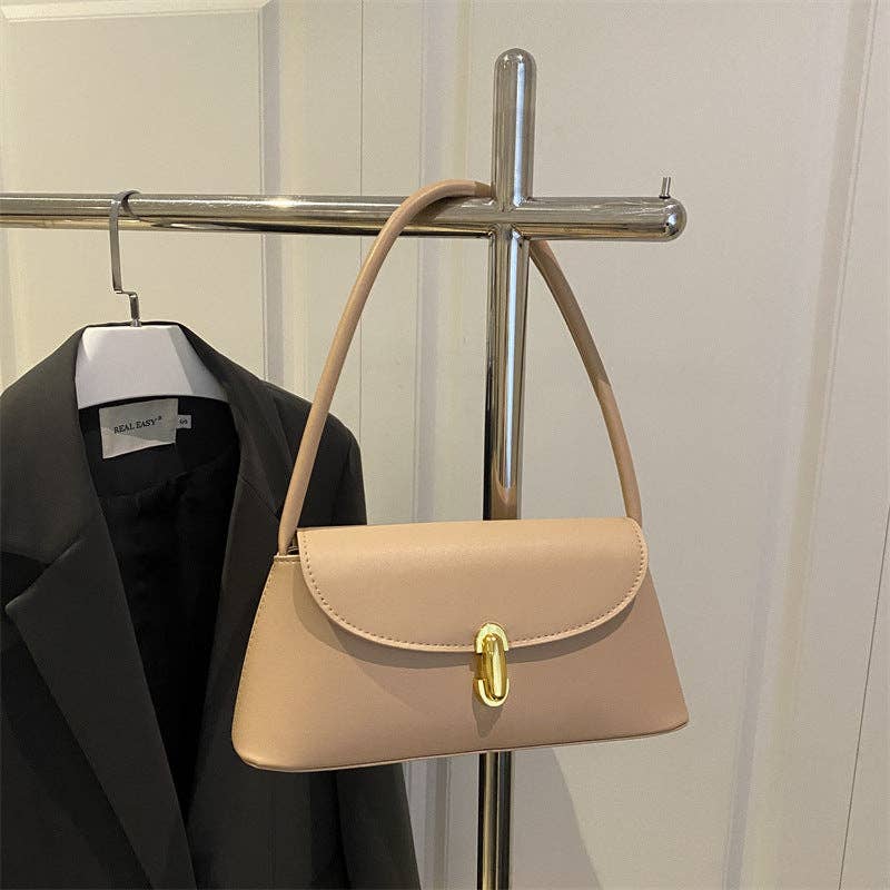 Tessa Lane Vintage-Inspired Polished Shoulder Bag